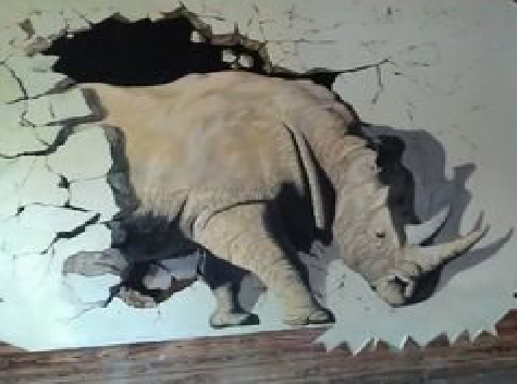  宁强在墙绘中，如何绘制3D效果？