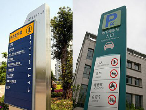  宁强导向标识的设计作用。